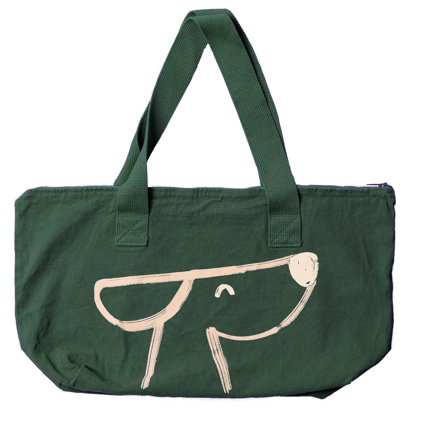 Dark Green Tote Bag