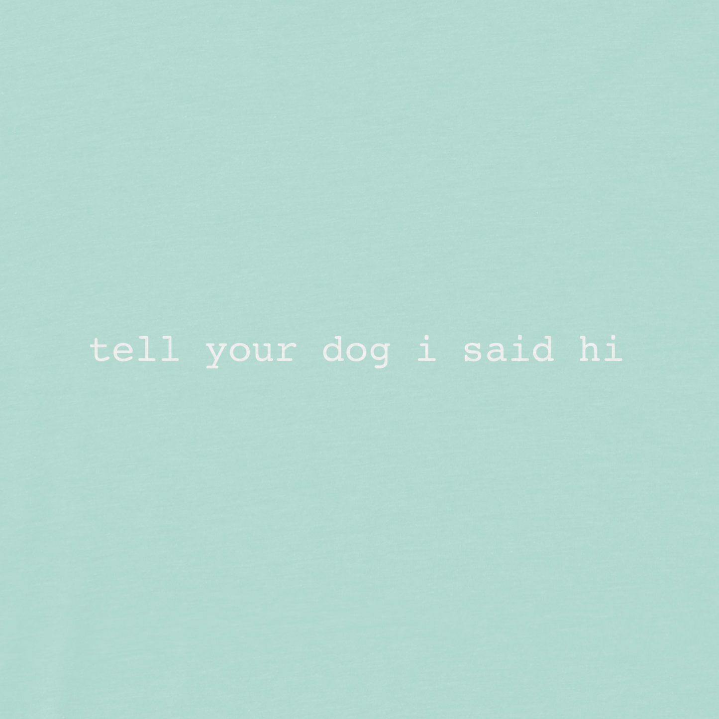 Classic Tee - Mint
