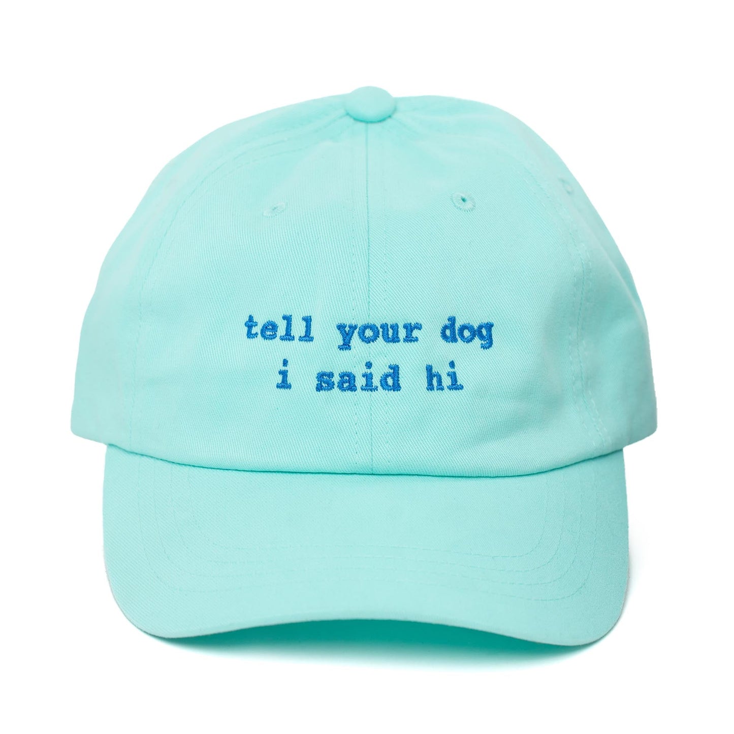Diamond Blue Hat - lowercase