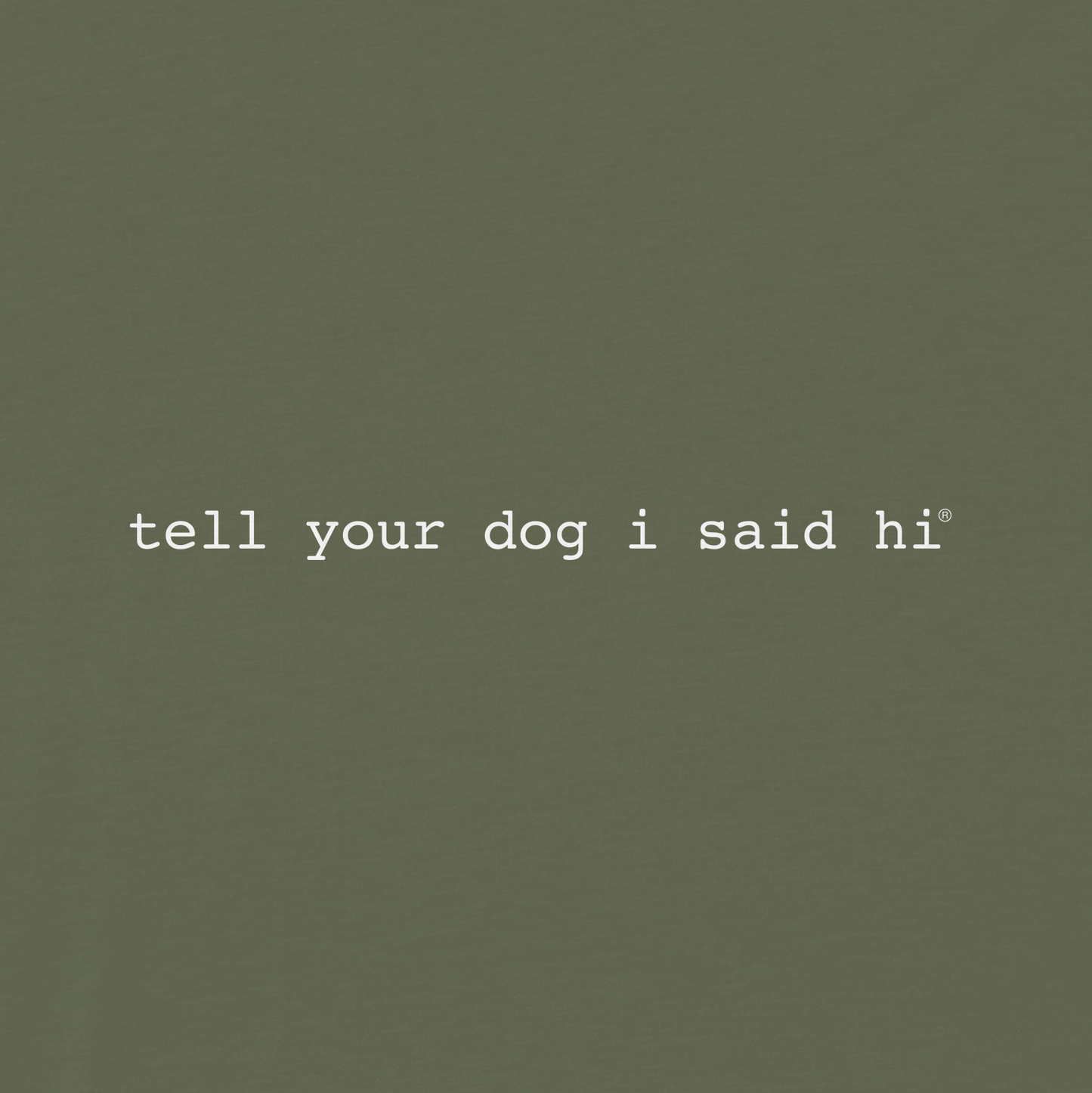 Classic Tee - Moss Green