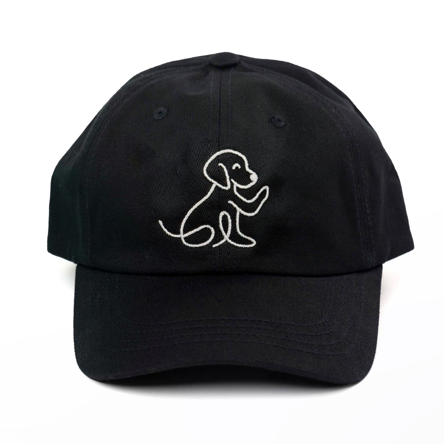 Black Waving Dog Hat