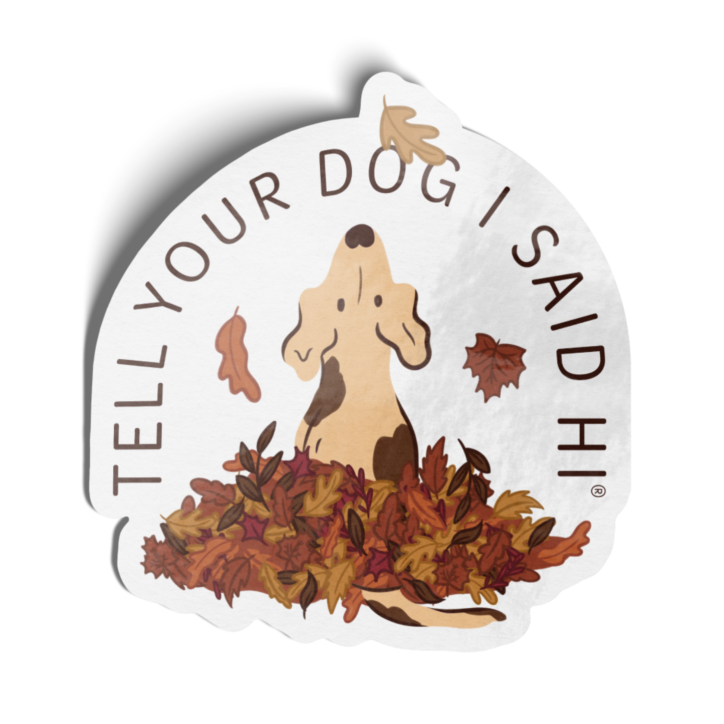 Pile of Leaves Sticker