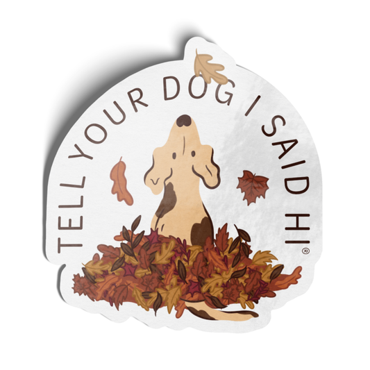 Pile of Leaves Sticker