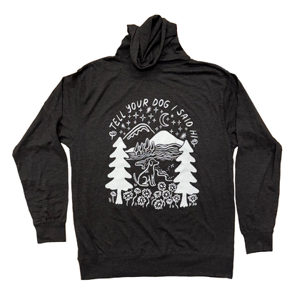 Outdoorsy Lightweight Hoodie - Charcoal Heather