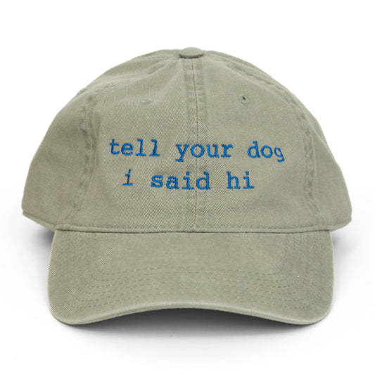 Stone Gray Vintage Hat