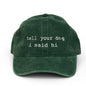 Dark Green Vintage Hat