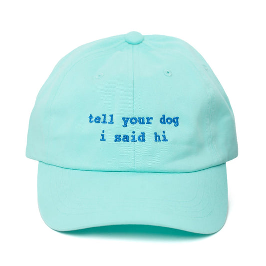 Diamond Blue Hat - lowercase