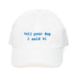 White Hat - lowercase