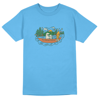 Fishing Trip Tee - Light Blue