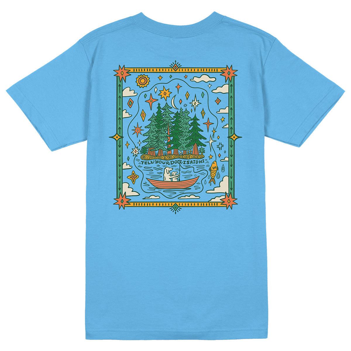 Fishing Trip Tee - Light Blue