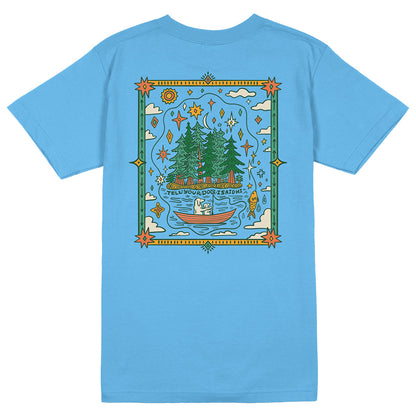 Fishing Trip Tee - Light Blue