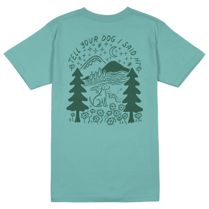 Outdoorsy Tee - Spring Teal