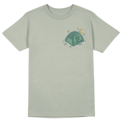 Camping Dogs Tee - Sage