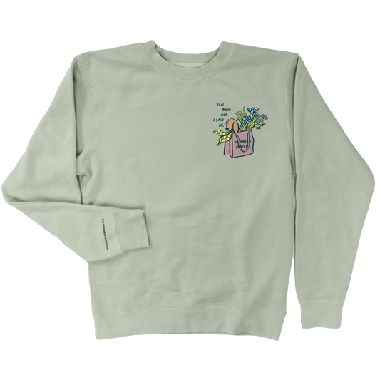Farmers Market Crewneck - Sage