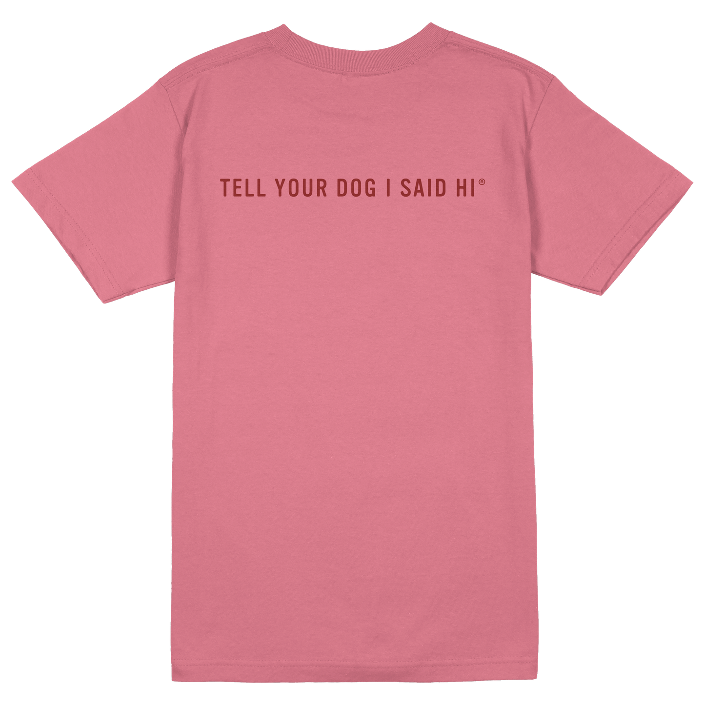 Dog Lover Badge Tee - Pink