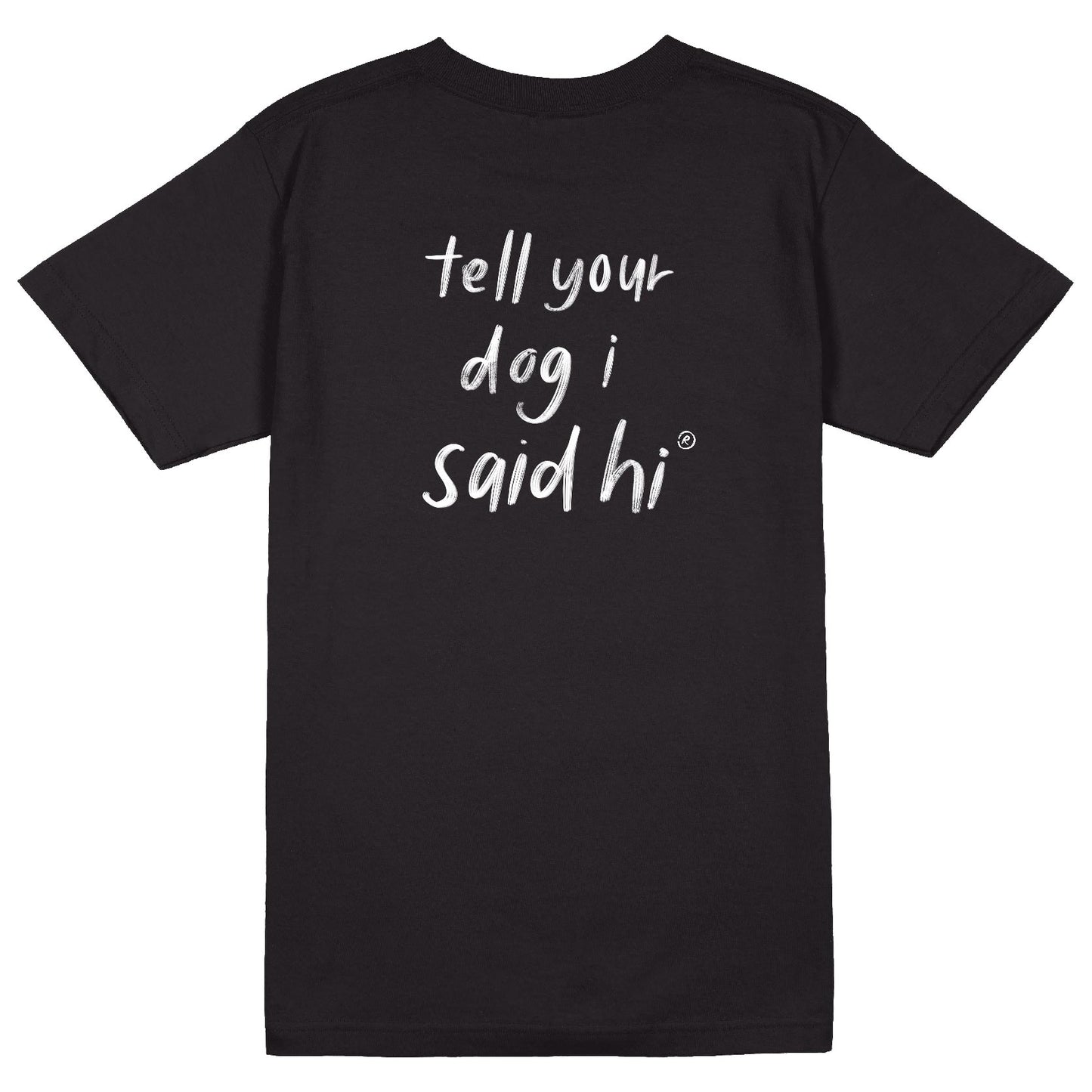 I Heart Dogs Tee - Black