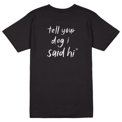 I Heart Dogs Tee - Black