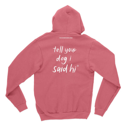 I Heart Dogs Hoodie - Pink