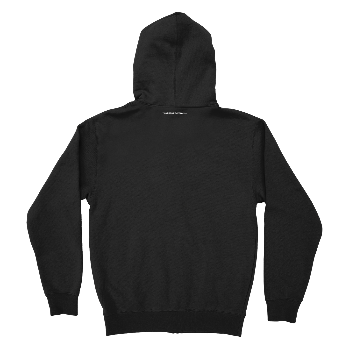 Zip Hoodie - Black