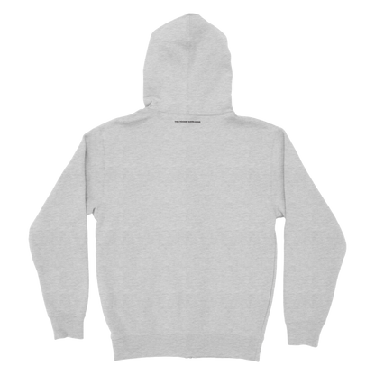 Zip Hoodie - Heather Grey