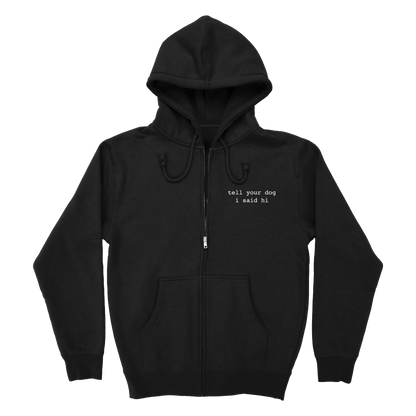 Zip Hoodie - Black