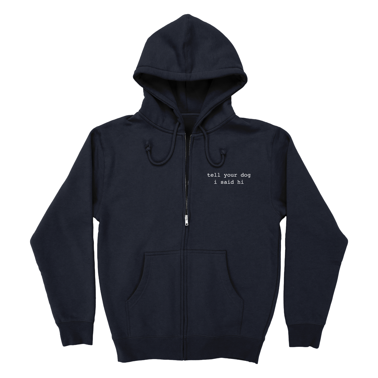 Zip Hoodie - Navy