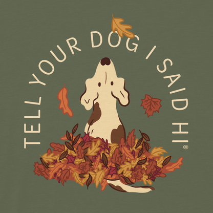 Pile of Leaves Tee - Moss Green