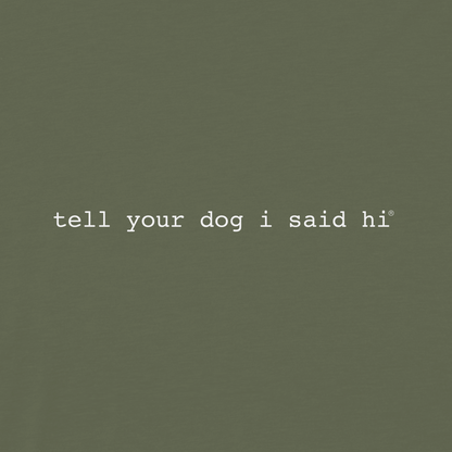 Long Sleeve Classic TYDISH - Moss Green