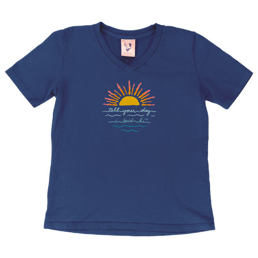 Sunset V-Neck - Navy