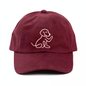 Maroon Waving Dog Hat
