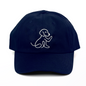 Navy Waving Dog Hat
