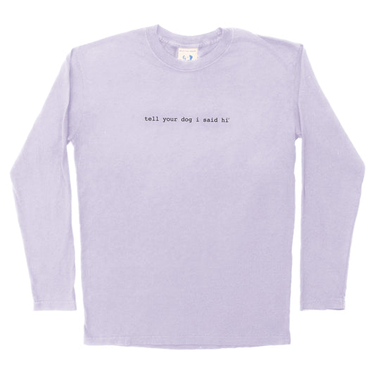 Long Sleeve Classic TYDISH - Lavender