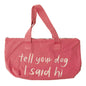 Pink Tote Bag