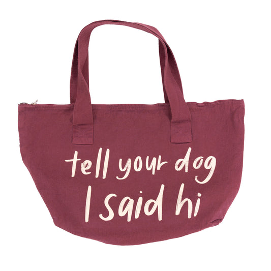 Plum Tote Bag