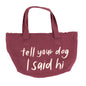 Plum Tote Bag